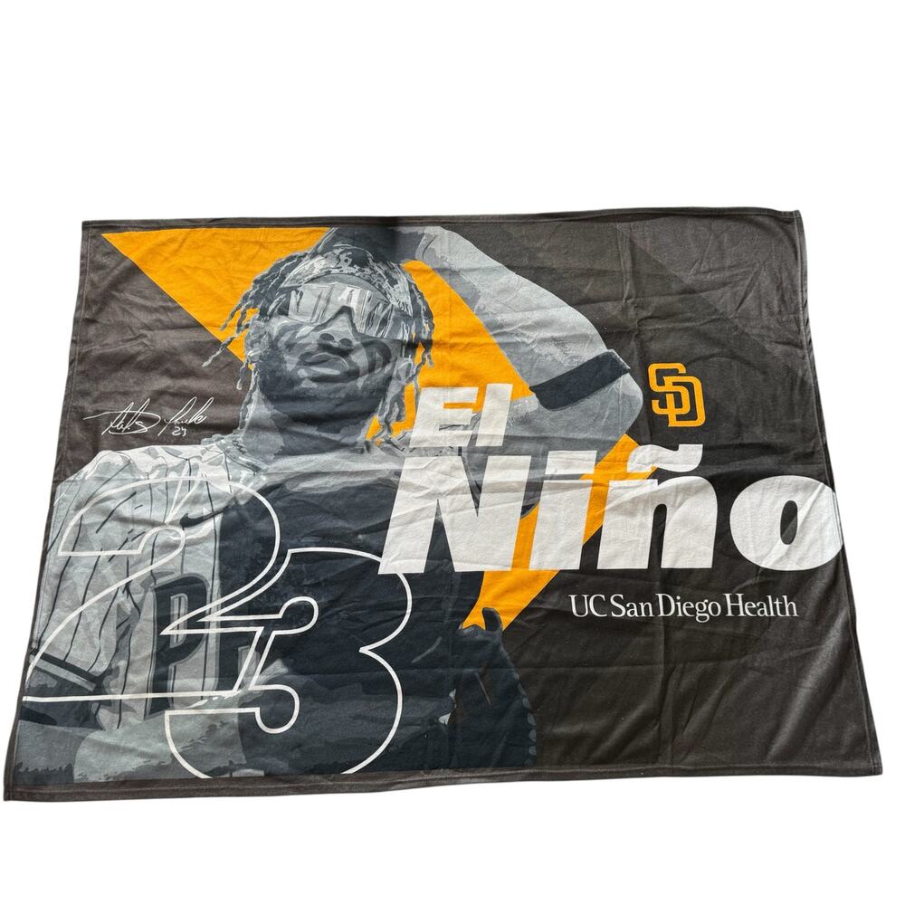 San‎ Diego Padres Fernando Tatis Jr. #23 El Nino Blanket Petco Park MLB Baseball